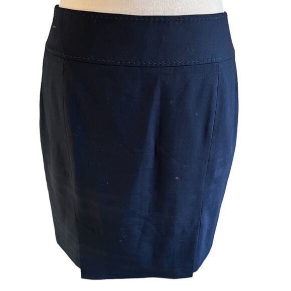 Elie Tahari Black Wool Pencil Skirt - Size 14 - Picture 2 of 9